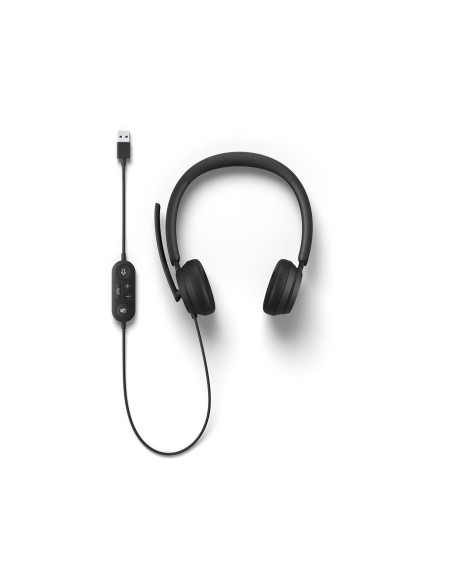 Microsoft Modern USB Headset Auricolare Cablato A Padiglione Ufficio USB tipo A Nero