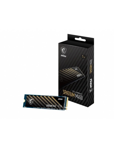 MSI SPATIUM M450 PCIe 4.0 NVMe M.2 1000 GB PCI Express 4.0 3D NAND