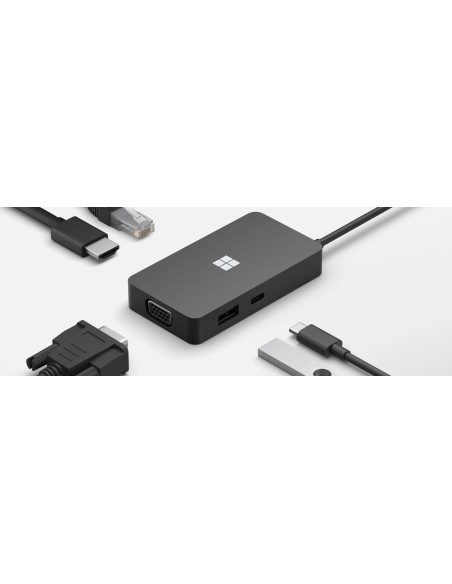 Microsoft 1E4-00003 hub di interfaccia Nero