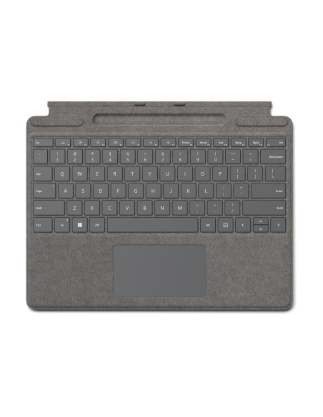Microsoft Surface Pro Signature Keyboard Platino Microsoft Cover port QWERTY Italiano