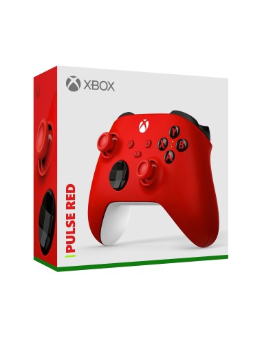 Microsoft Pulse Red Rosso Bluetooth USB Gamepad Analogico Digitale Xbox, Xbox One, Xbox Series S, Xbox Series X