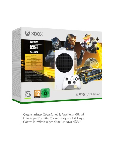 Microsoft Xbox Series S – Gilded Hunter 512 GB Wi-Fi Bianco