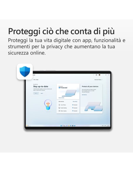 Microsoft 365 Family - Fino a 6 persone - Per PC Mac tablet cellulari - Abbonamento di 12 mesi