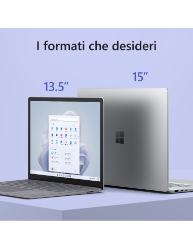 Microsoft Surface Laptop 5 i5-1235U Computer portatile 34,3 cm (13.5") Touch screen Intel® Core™ i5 8 GB LPDDR5x-SDRAM 512 GB