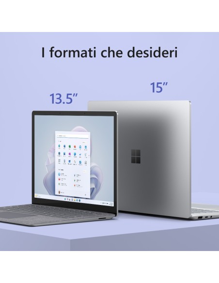 Microsoft Surface Laptop 5 i5-1235U Computer portatile 34,3 cm (13.5") Touch screen Intel® Core™ i5 8 GB LPDDR5x-SDRAM 512 GB