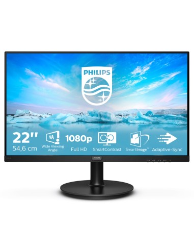 Philips V Line 221V8A 00 LED display 54,6 cm (21.5") 1920 x 1080 Pixel Full HD Nero