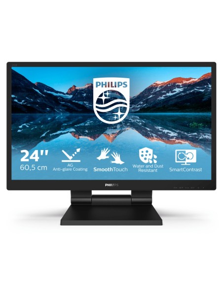 Philips 242B9TL 00 Monitor PC 60,5 cm (23.8") 1920 x 1080 Pixel Full HD LCD Touch screen Nero
