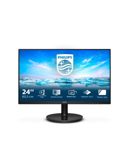 Philips V Line 242V8LA 00 LED display 60,5 cm (23.8") 1920 x 1080 Pixel Full HD Nero