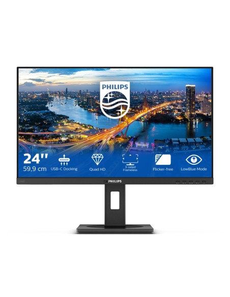 Philips B Line 246B1 00 LED display 60,5 cm (23.8") 2560 x 1440 Pixel Quad HD Nero