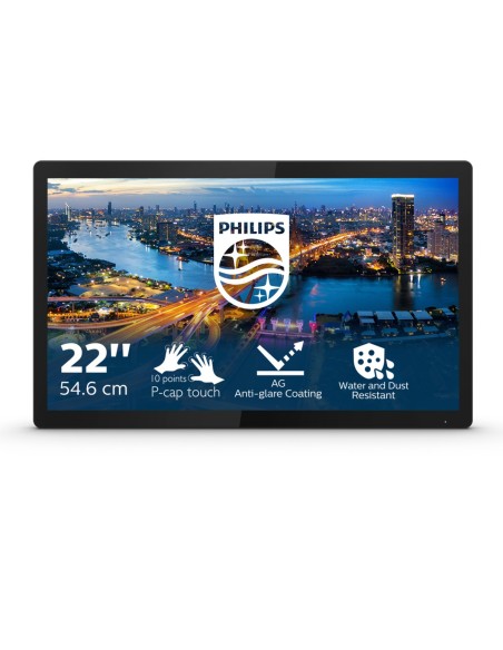 Philips B Line 222B1TFL 00 Monitor PC 54,6 cm (21.5") 1920 x 1080 Pixel Full HD LED Touch screen Nero