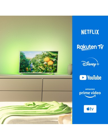 Philips 6900 series Ambilight TV 32” Android TV - 32PFS6906 12 - Full HD Wi-Fi - Argento