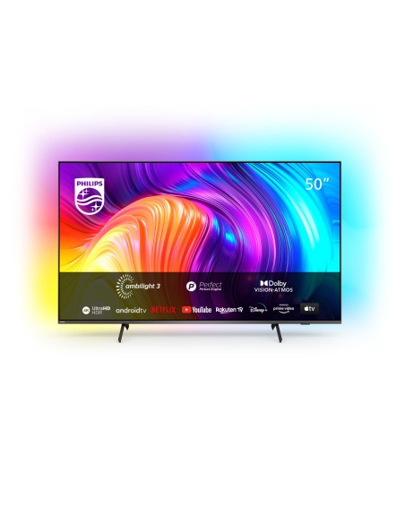 Philips AMBILIGHT tv the one 50" Android TV UHD 4K 50PUS8517, Processore P5, HDR10+ e Dolby Vision, Ready for Gaming, Smart TV,
