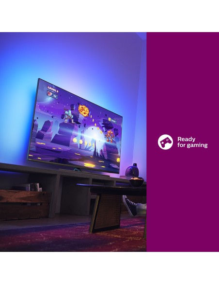 Philips Performance 50PUS8556 12 TV 127 cm (50") 4K Ultra HD Smart TV Wi-Fi Antracite, Grigio