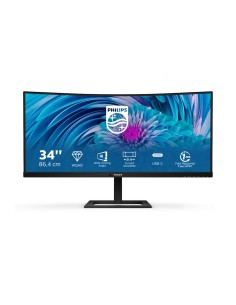 Philips E Line 346E2CUAE 00 Monitor PC 86,4 cm (34") 3440 x 1440 Pixel Wide Quad HD+ LCD Nero