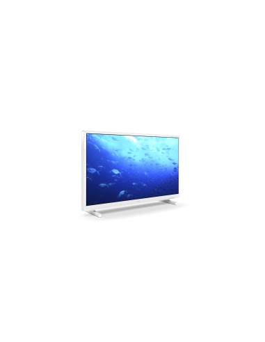 Philips 5500 series TV LED 24” HD 24PHS5537 12 NOVITÀ 2022 Ingresso 12v per camper Bianco