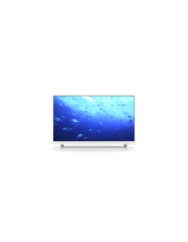 Philips 5500 series TV LED 24” HD 24PHS5537 12 NOVITÀ 2022 Ingresso 12v per camper Bianco