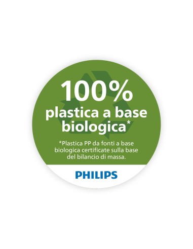 Philips Eco Conscious Edition, Tostapane in plastica a base biologica, 2 fette, 830W, vassoio raccogli briciole HD2640 10