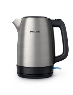 Philips Daily Collection Bollitore in metallo da 1,7 l con spia e coperchio a molla