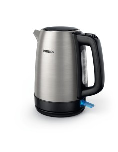 Philips Daily Collection Bollitore in metallo da 1,7 l con spia e coperchio a molla 2