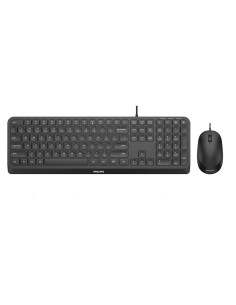 Philips 2000 series SPT6207B 34 tastiera Mouse incluso USB Nero