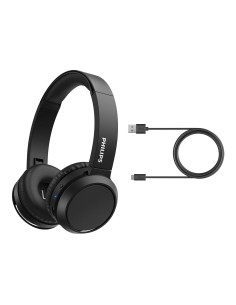 Philips 4000 series TAH4205BK 00 cuffia e auricolare Wireless A Padiglione Musica e Chiamate USB tipo-C Bluetooth Nero 2