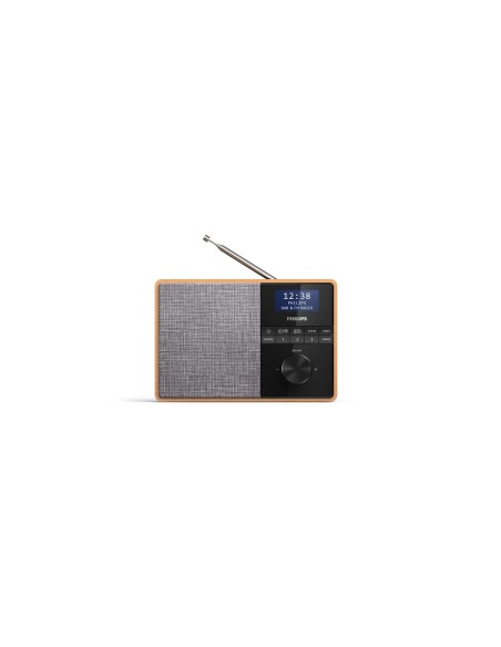 Philips TAR5505 10 radio Portatile Digitale Nero, Grigio, Legno