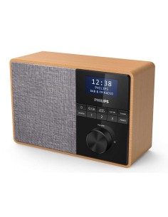 Philips TAR5505 10 radio Portatile Digitale Nero, Grigio, Legno 2