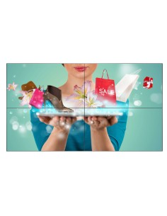 Philips Signage Solutions X-Line Videowa Pannello piatto per segnaletica digitale 139,7 cm (55") LED 500 cd m² Full HD Nero