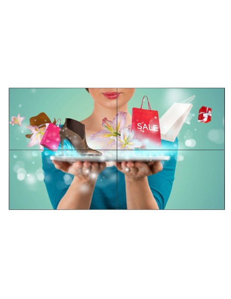 Philips Signage Solutions X-Line Videowa Pannello piatto per segnaletica digitale 139,7 cm (55") LED 500 cd m² Full HD Nero