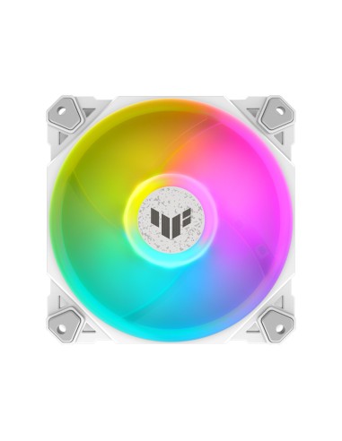 ASUS TUF GAMING TF120 ARGB WHITE EDITION 3IN1 Case per computer Raffreddatore d'aria 12 cm Bianco 3 pz