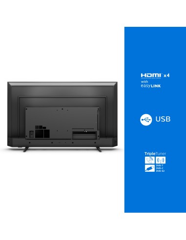 Philips 7000 series 55PUS7406 139,7 cm (55") 4K Ultra HD Smart TV Wi-Fi Nero