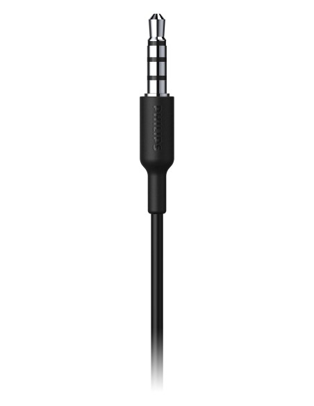 Philips TAA1105BK 00 Cuffie con Filo per Fitness e Sport, Microfono, IPX2 Resistenti al Sudore, Supporti per l'orecchio