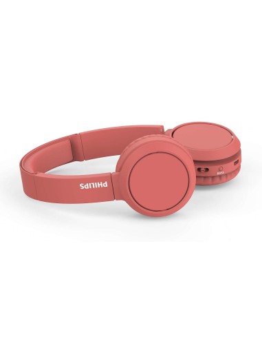 Philips 4000 series TAH4205RD 00 cuffia e auricolare Wireless A Padiglione Musica e Chiamate USB tipo-C Bluetooth Rosso