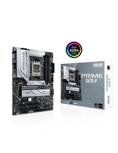 ASUS PRIME X670-P AMD X670 Presa di corrente AM5 ATX