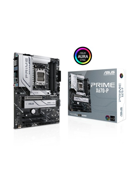ASUS PRIME X670-P AMD X670 Presa di corrente AM5 ATX