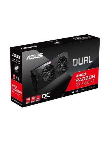 ASUS Dual -RX6750XT-O12G AMD Radeon RX 6750 XT 12 GB GDDR6