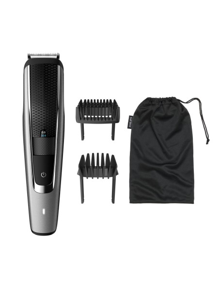 Philips BEARDTRIMMER Series 5000 Rifinitore per barba con impostazioni di precisione da 0,2 mm