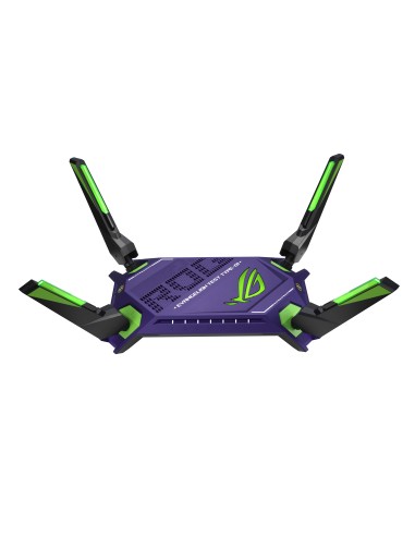 ASUS ROG Rapture GT-AX6000 AiMesh EVA Edition router wireless Dual-band (2.4 GHz 5 GHz) Nero, Blu
