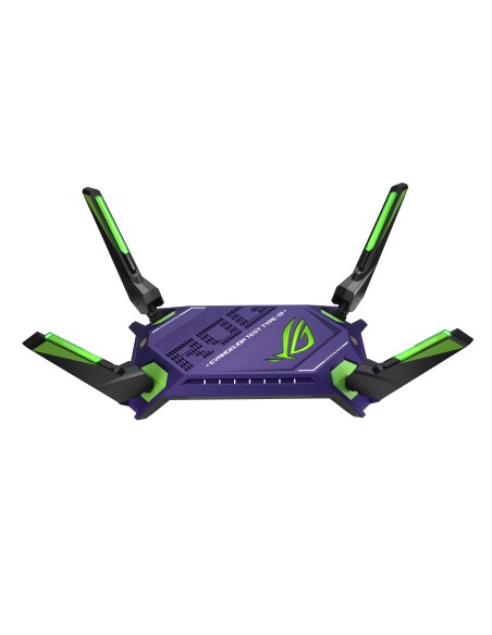 ASUS ROG Rapture GT-AX6000 AiMesh EVA Edition router wireless Dual-band (2.4 GHz 5 GHz) Nero, Blu