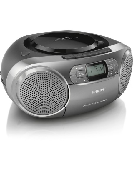 Philips AZB600 12 impianto stereo portatile Digitale 2 W Grigio