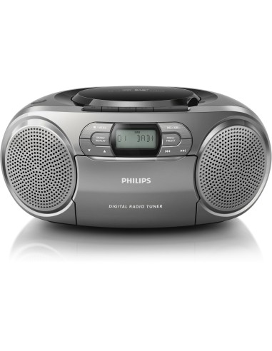 Philips AZB600 12 impianto stereo portatile Digitale 2 W Grigio