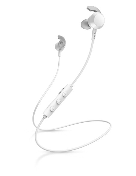 Philips TAE4205WT 00 cuffia e auricolare Wireless In-ear Musica e Chiamate Bluetooth Bianco