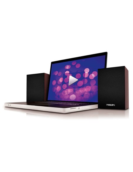 Philips SPA20 00 altoparlante 2-vie Nero Cablato 7 W