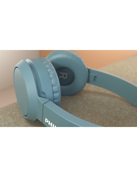 Philips 4000 series TAH4205BL 00 cuffia e auricolare Wireless A Padiglione Musica e Chiamate USB tipo-C Bluetooth Blu