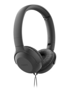 Philips TPV UH 201 BK Auricolare Cablato A Padiglione Musica e Chiamate Nero