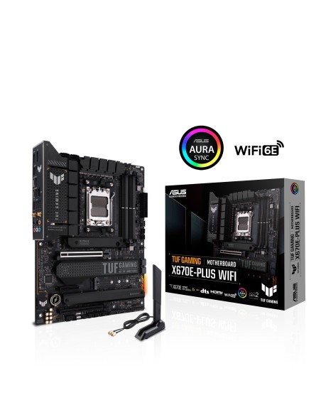 ASUS TUF GAMING X670E-PLUS WIFI AMD X670 Presa di corrente AM5 ATX
