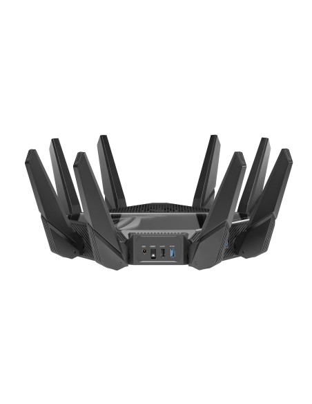 ASUS ROG Rapture GT-AXE16000 router wireless 10 Gigabit Ethernet Tri-band (2,4 GHz 5 GHz 6 GHz) Nero