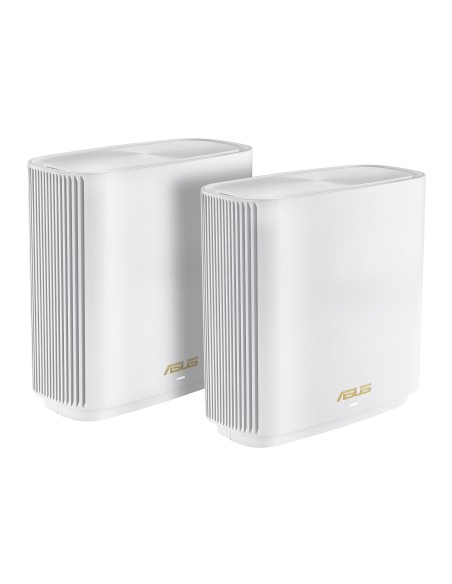 ASUS ZenWiFi AX (XT9) AX7800 2er Set Weiß Banda tripla (2.4 GHz 5 GHz 5 GHz) Wi-Fi 6 (802.11ax) Bianco 4 Interno