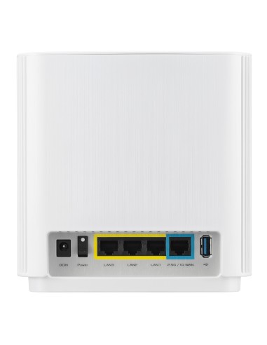 ASUS ZenWiFi AX (XT9) AX7800 2er Set Weiß Banda tripla (2.4 GHz 5 GHz 5 GHz) Wi-Fi 6 (802.11ax) Bianco 4 Interno