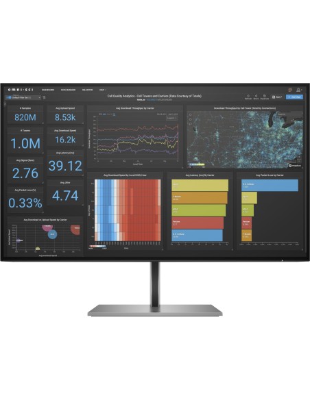 HP Z27u G3 QHD 68,6 cm (27") 2560 x 1440 Pixel Quad HD Argento